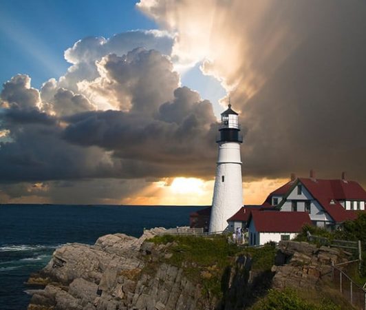 Phare portland Head Maine Etats Unis