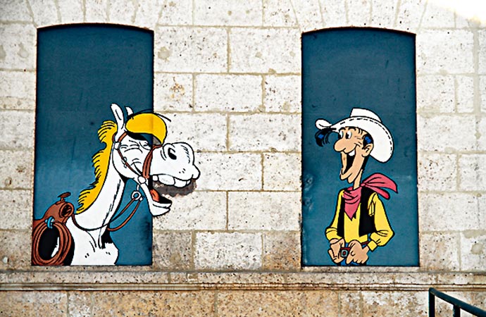 Lucky Luke street art