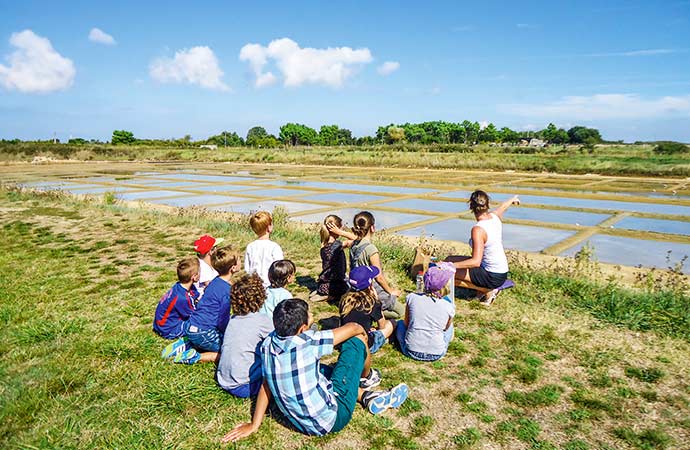 activité patrimoine marais salants classe decouverte bretagne