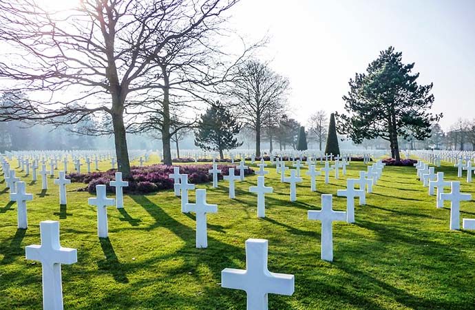 cimetière seconde guerre mondiale normandie