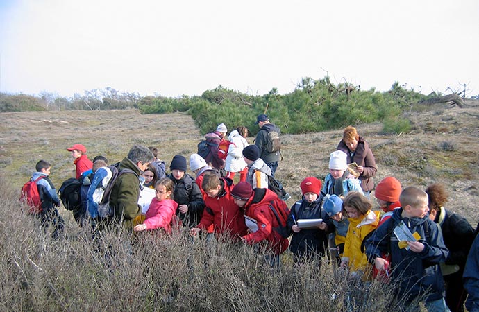 Ballade bord de mer et etude de la dune avec élèves