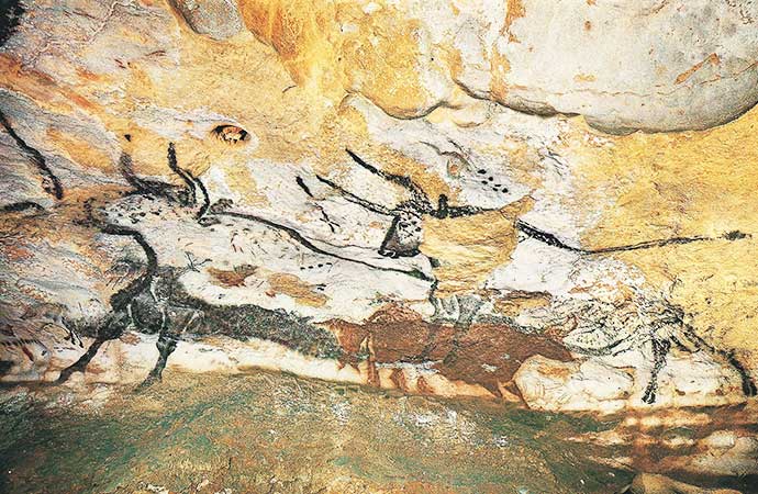 grotte-de-lascaux peintures préhistoriques périgord