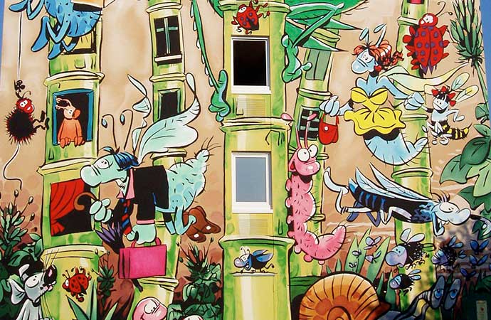mur peint angoulême bande dessinée