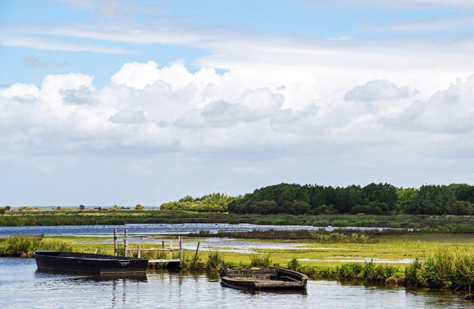 Paysage de la Loire classe de mer