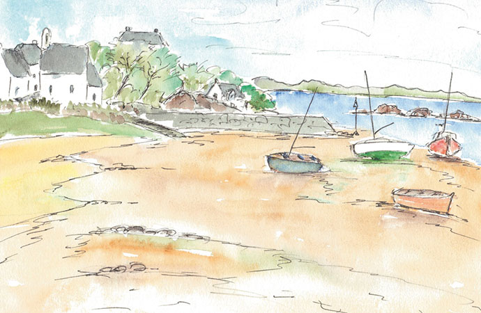 peinture sur les traces de Gauguin