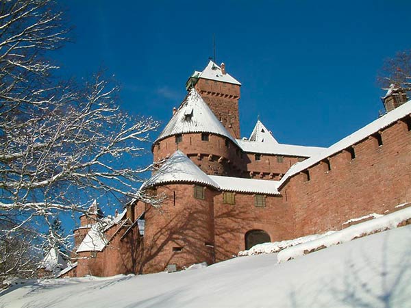 Château du Haut-Kœnigsbourg sous la neige