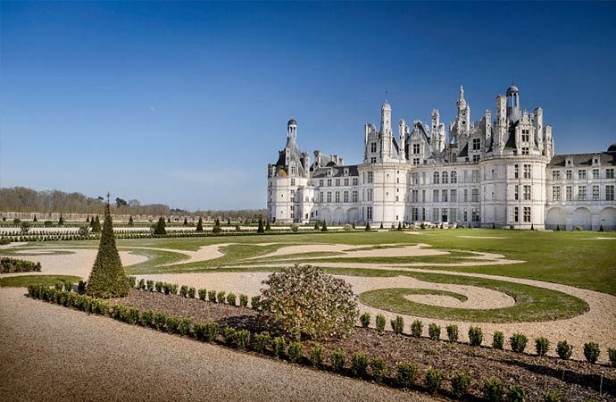 exterieur-chateau-chambord-jardins Extérieur chateau chambord et jardins
