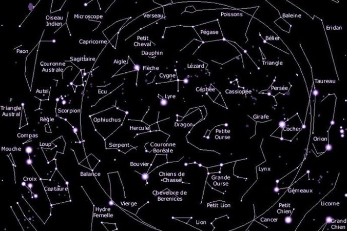 Carte des constellations