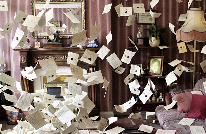 chambre lettres magiques Harry Potter voyage scolaire