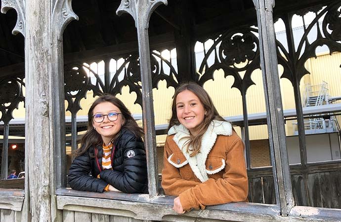 Écolières visite Warner Bros Studio