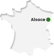 Alsace carte de France