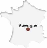 carte france auvergne