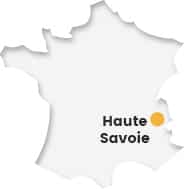 Carte France Haute-Savoie