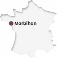 carte france morbihan