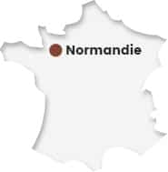 carte france normandie