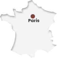 carte france paris