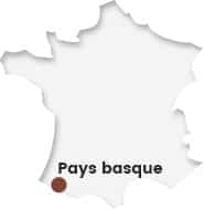 carte france pays basque