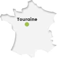 Touraine carte de France