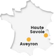 Carte France Haute-Savoie Aveyron