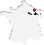 carte france verdun