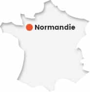 Normandie carte de France