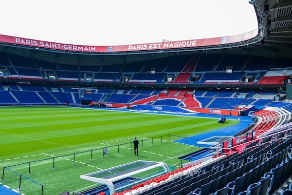 visite du parc des princes stade de foot