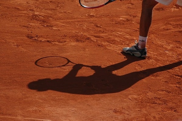joueur de tennis à rolland-garros jeux olimpiques