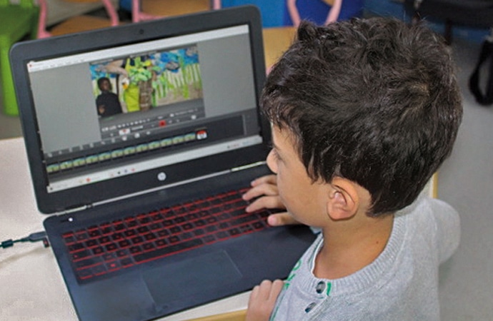 enfant activité découverte montage projet cinéma