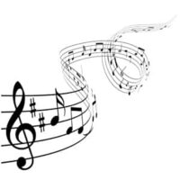 notes de musique partition arts