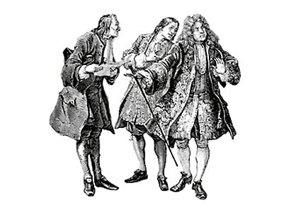 dessin théatre molière