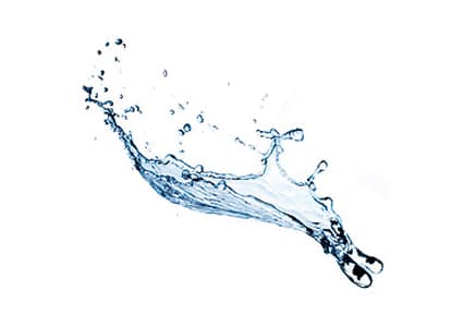 eau projection gouttes