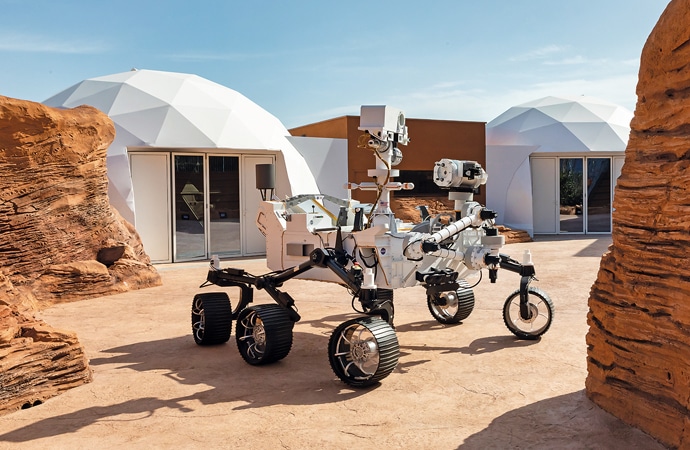 Robot à la Cité de l'Espace