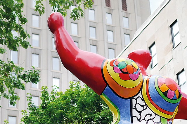 découverte de statue Niki de saint phralle