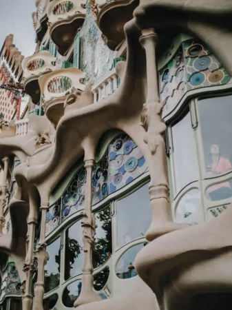 Exterieur casa Gaudi en Espagne