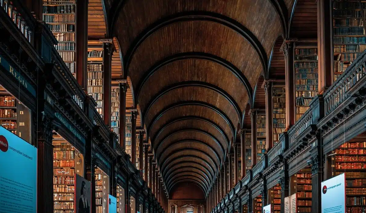 librairie trinity college lieu tournage Harry Potter Dublin