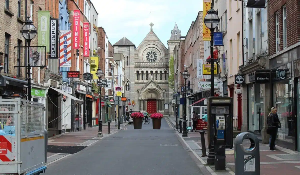 ville de dublin et ses commerce