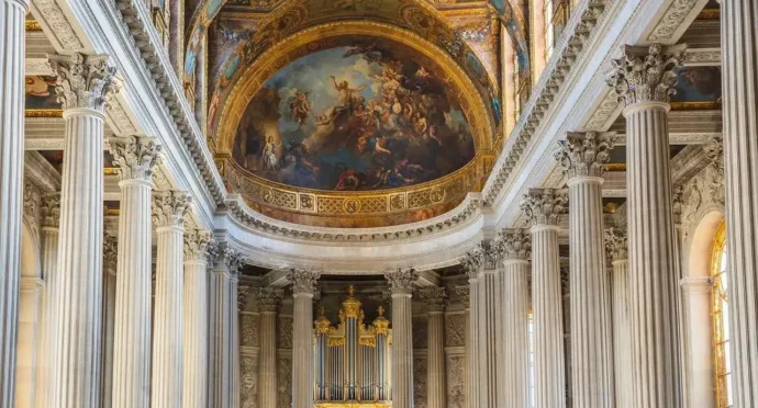 château de versailles vue intérieure patrimoine