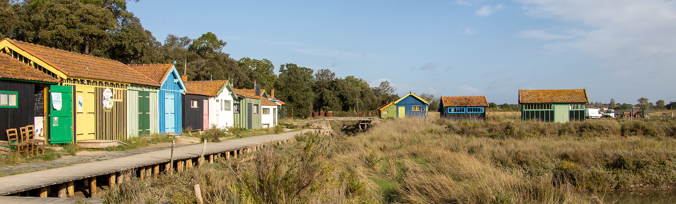 Chantiers ostréicoles de Fort Royer sur l'île d'Oléron