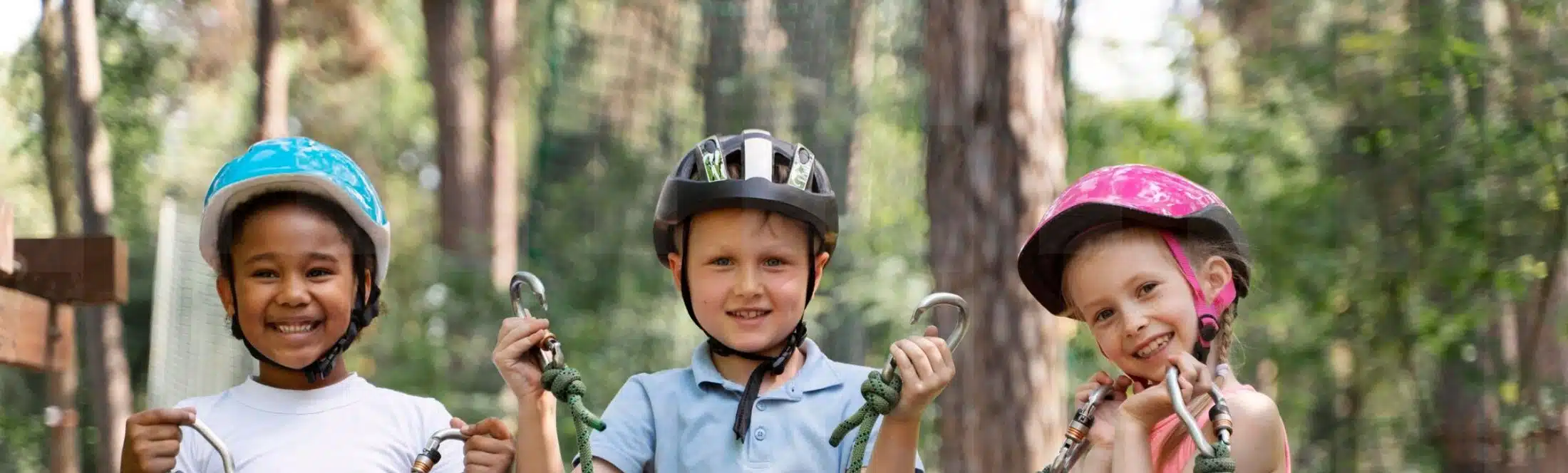élèves en classe découverte sportive