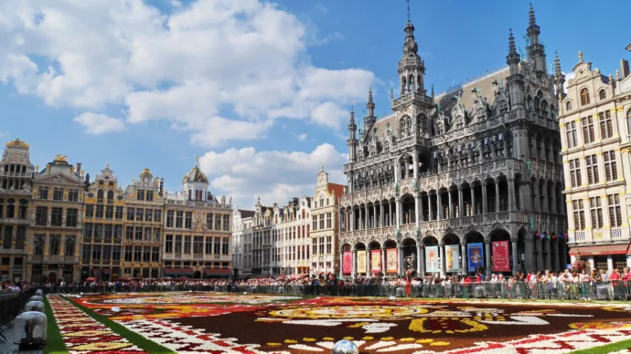 Grand Place fleurie de Bruxelles