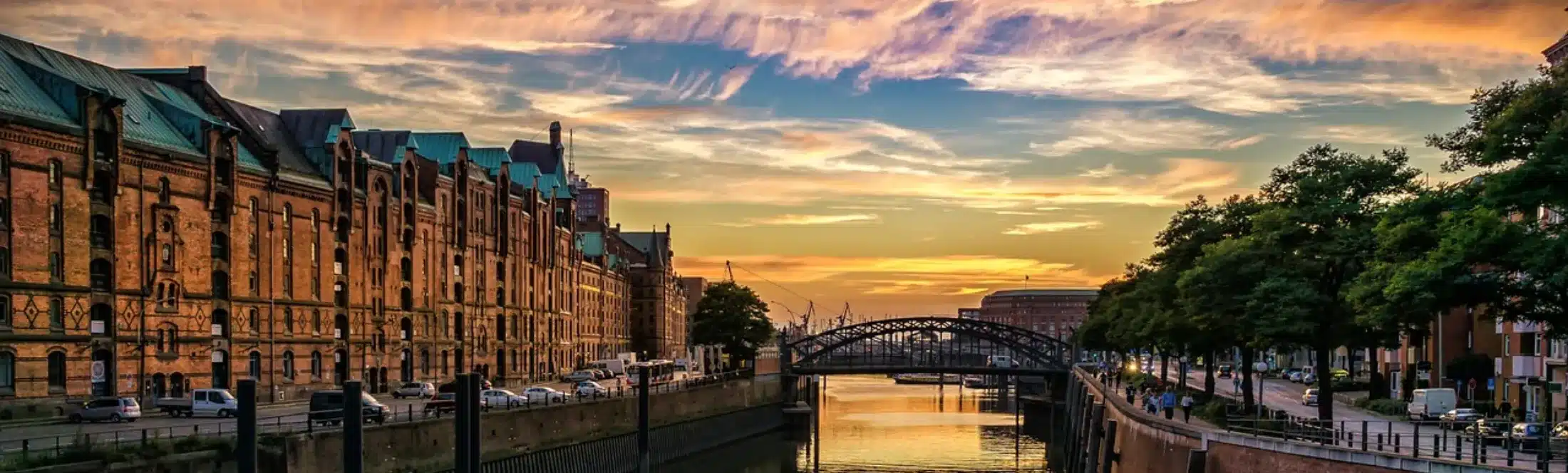 hambourg ville en allemagne et son fleuve