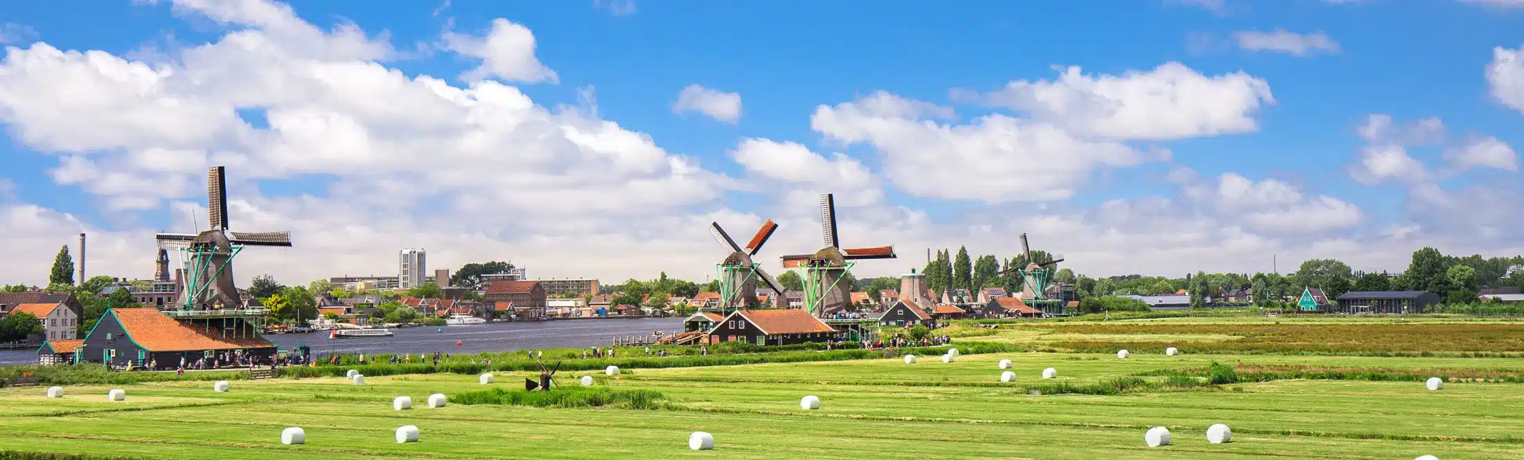 hollande moulins au pays-bas nature